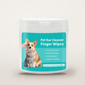 Furloomy Gentle Ear Cleaning Finger Wipes tub, 50 wipes
