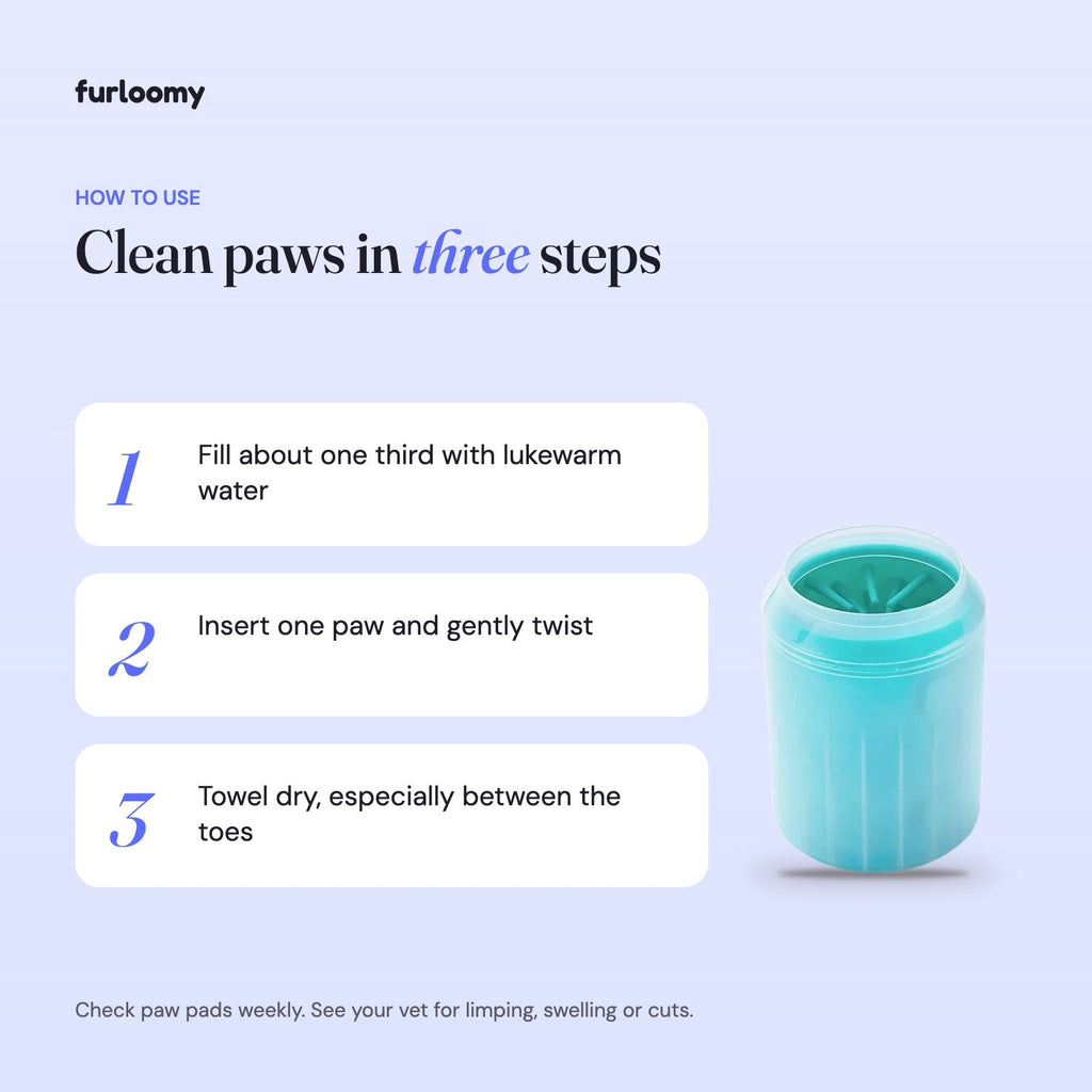 Muddy Paw Cleaner Cup how to use